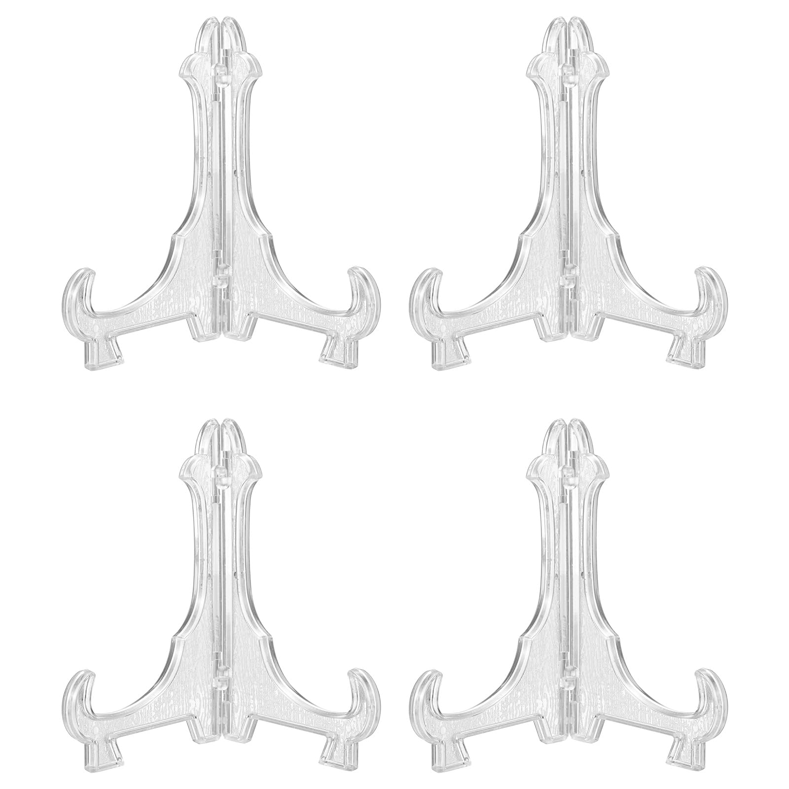 Chevalets en acrylique transparent pliables uxcell pour cadre décoratif et assiette