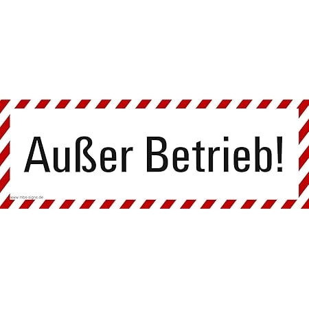 DOITOOL Warnaufkleber 'Nicht Berühren' - 10 Stück 5cm Rote Vinyl-Aufkleber