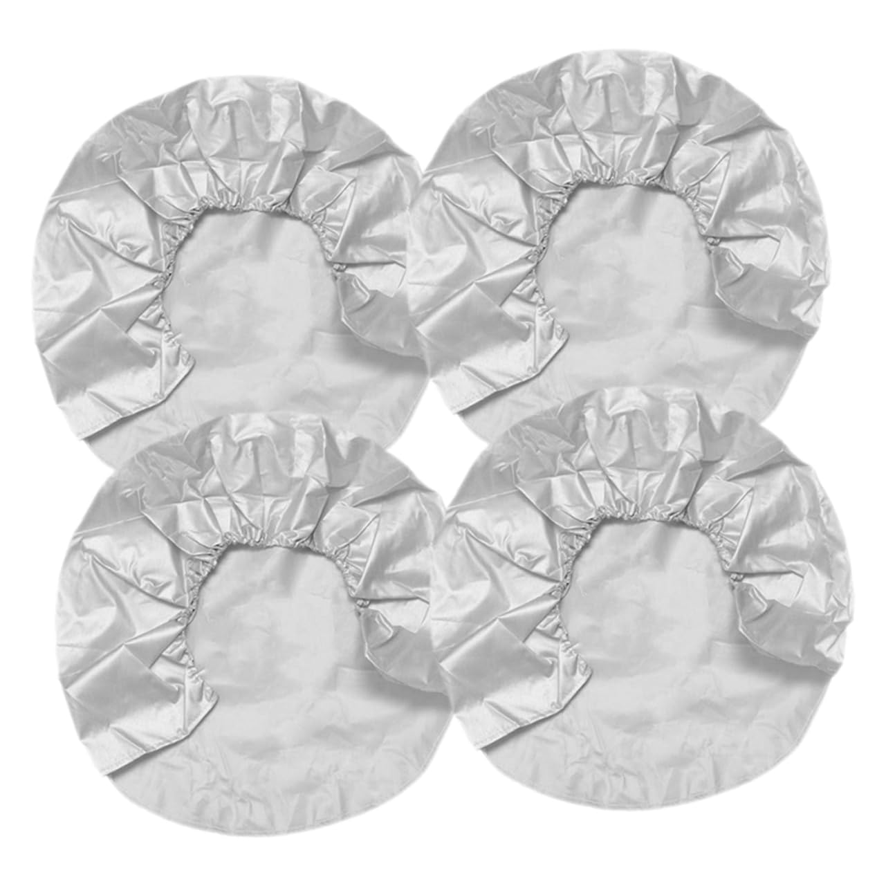 PRETYZOOM Cubiertas para Neumáticos de Autocaravana y Remolque, 4 Piezas, Tela Oxford Elástica, Protegen del Polvo, Uso Fácil para Camión y Coche