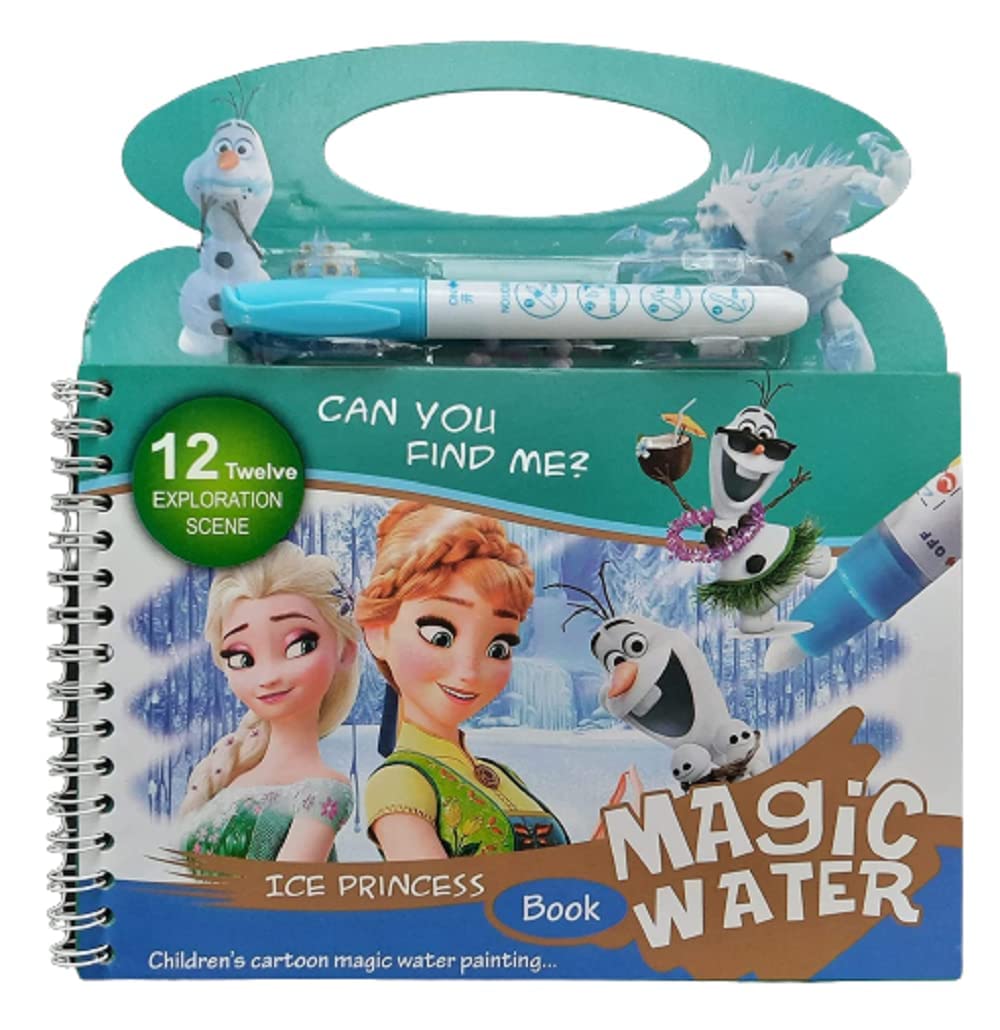 Asterin Sales Water Painting Book Reusable Magic Doodle Pen Kids Coloring Doodle Drawing Board Games Child Educational Toy/Magic Book Water Painting Book - Multi Design(Magic Drawing Book + Water Pen) (B09W1MFKRK) Amazon Price History, Amazon Price Tracker