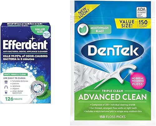 Miniatura 11 de Limpiador de dentadura Efferdent Anti-Bacterial, 1, 1