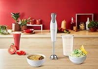 Moulinex Dailychef fehér kézi turmixgép 600W, 2 fokozat, rozsdamentes acél talp 5