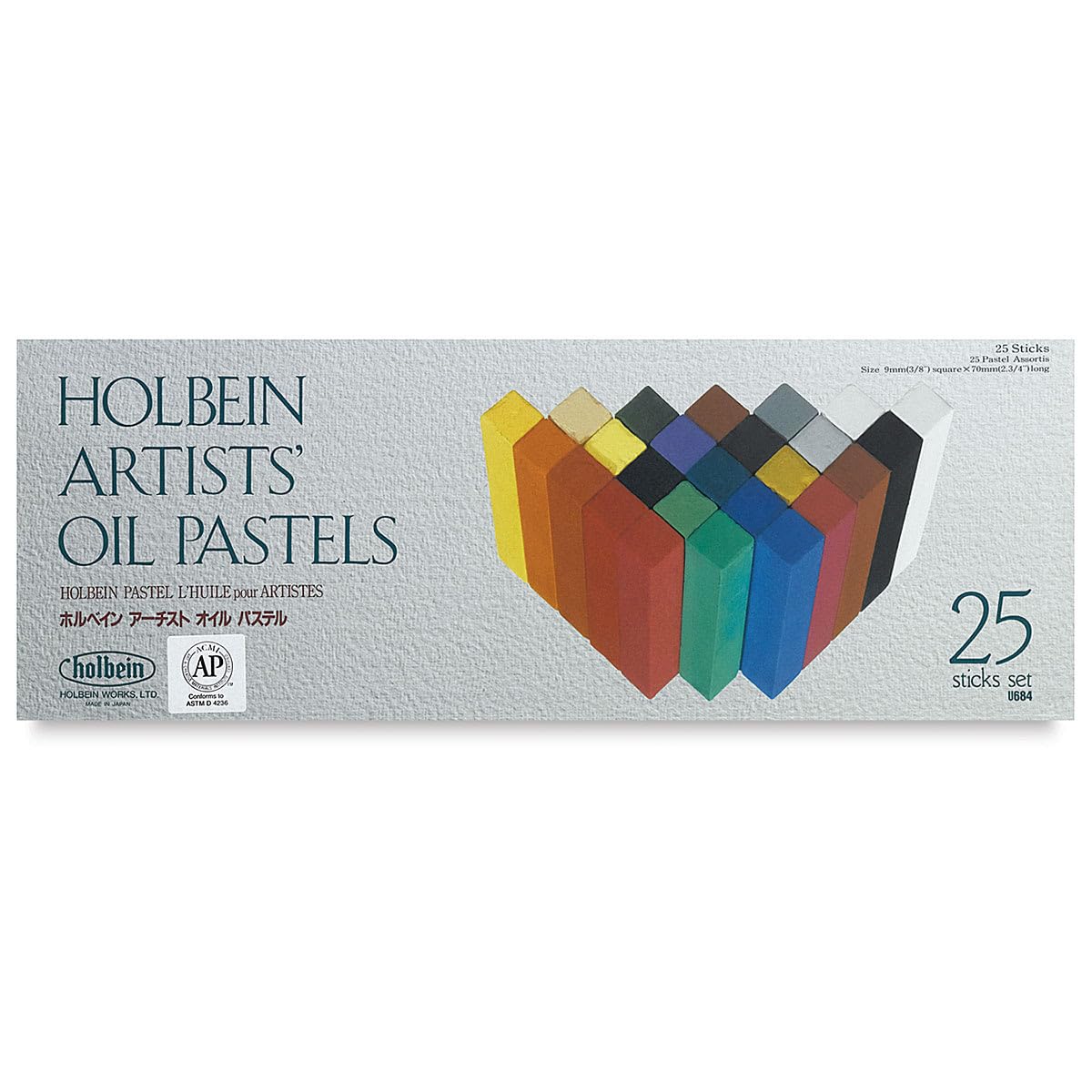 oil pastels 25 color set (japan import)