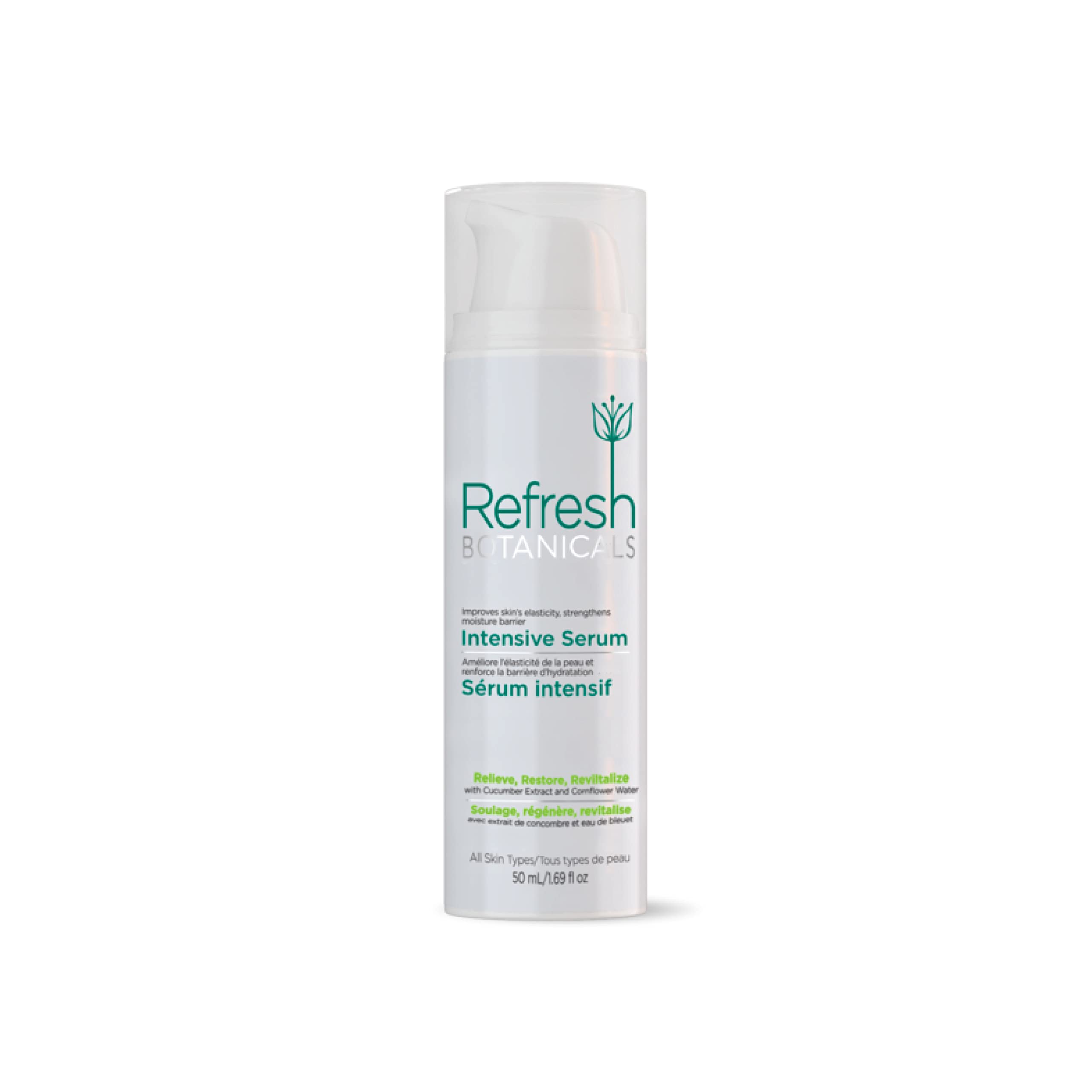 Refresh Botanicals Intensive Hydrating Serum | Boosts Hydration & Fights Early Signs of Ageing | For All Skin Types | Organic & Natural | Paraben & Chemicals free | 50 ml