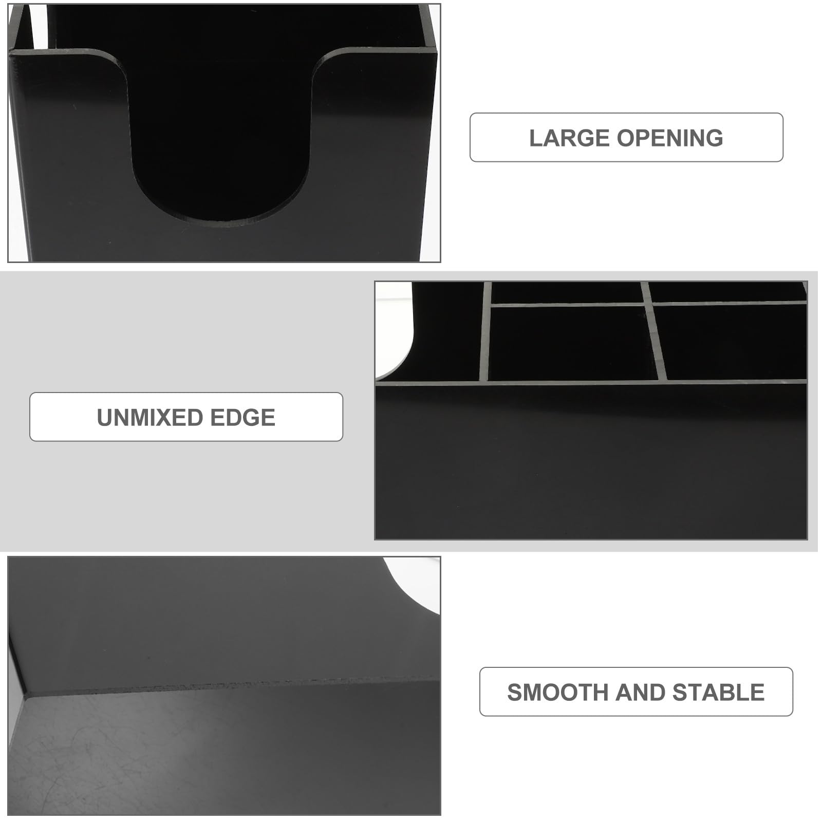 Levemolo Organizzatore per Bar Caffè in Legno Scomparti, Porta Cannucce e Scatola Bustine Tè, Contenitore per Stazione Caffè da Banco, Accessorio per Forniture Bar e Bevande