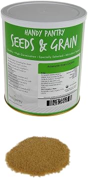 Handy Pantry Organic Amaranth Seeds- 5 Lb- Grain Seed for Sprouting Sprouts | Cooking, Grinding For Flour, Soup, Food Storage & More