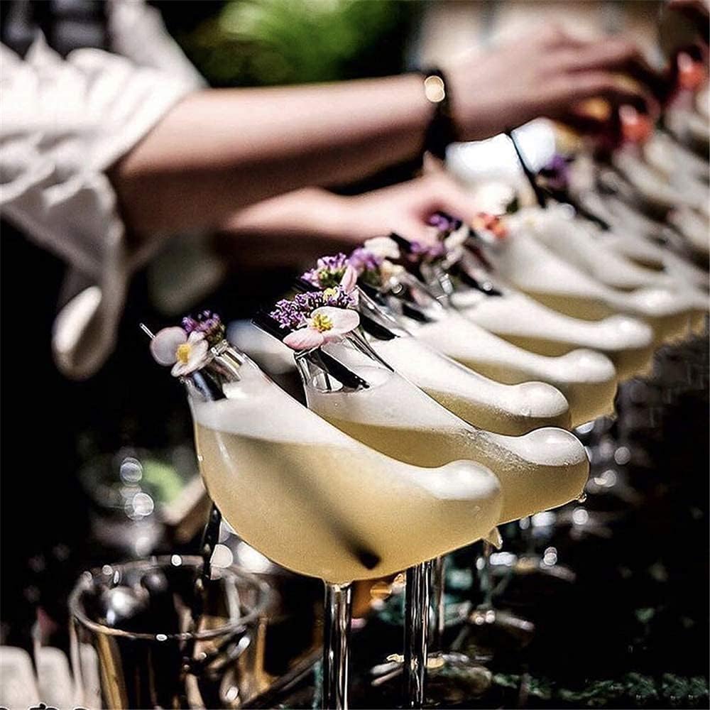 Cocktail Glass - Creative Bird Design Cocktail Glass, 150ml Individuality Glass Goblet (4)