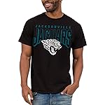 Junk Food Clothing x NFL - Jacksonville Jaguars - Bold Logo - Unisex Adult Short Sleeve Fan T-Shirt for Men and Women - Size Medium