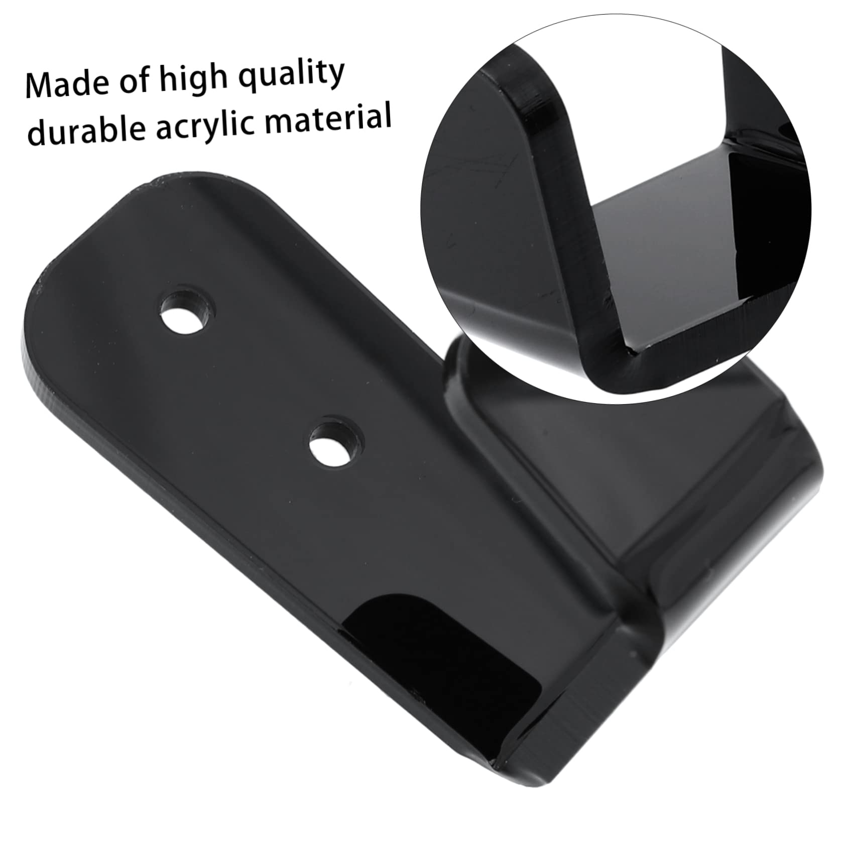 Mipcase rastrelliera per mazze da hockey aste kit sciolina per snowboard ghiaccio In piedi bastoni supporti sospesi multiuso rastrelliere per mazze da hockey da parete Acrilico Black
