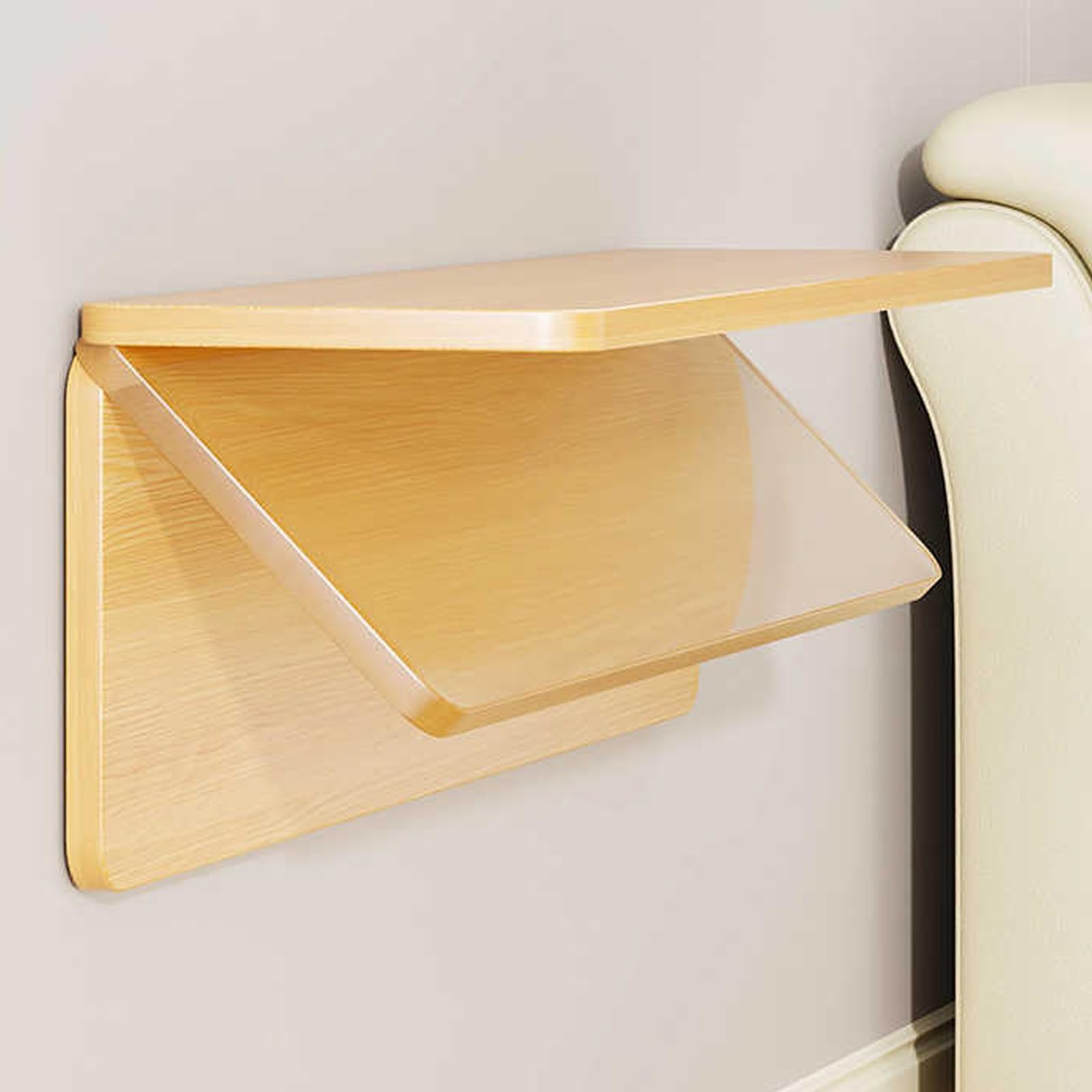 Bureau mural pliable 40x20 cm pour petits espaces et ordinateur