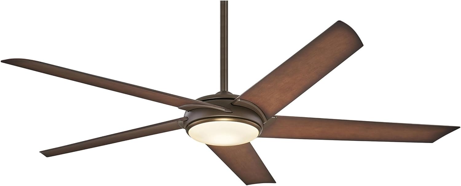 MINKA-AIRE F617L-ORB/AB Raptor LED 60 Inch Ceiling Fan with Remote Control, Oil Rubbed Bronze