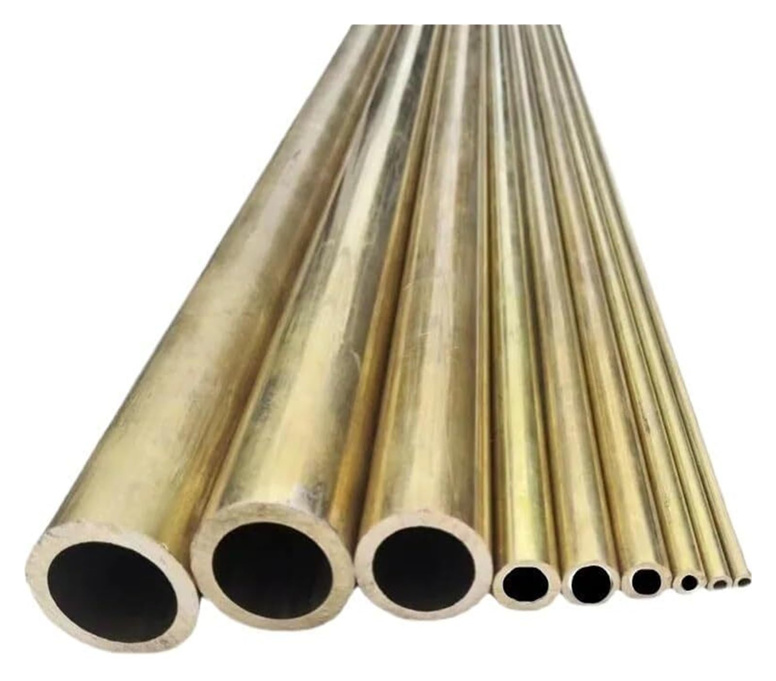 Tubo in ottone for impieghi gravosi, tubo a parete spessa, resistente ad alta pressione, grande diametro da 5 mm a 50 mm(OD 20 x ID 14mm 49cm)