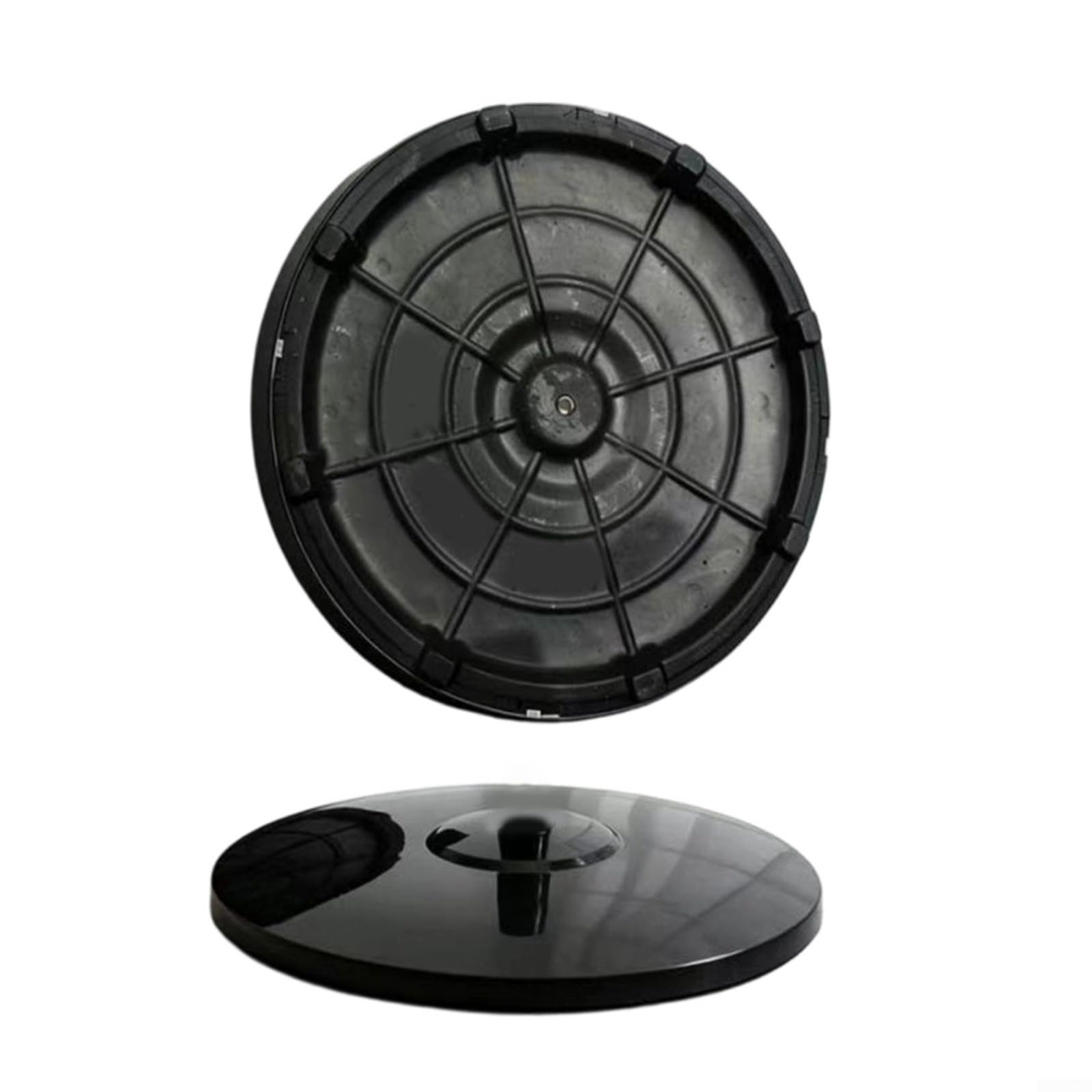 Base de ventilateur pour salon et bureau support rond de rechange anti-chute en ABS noir