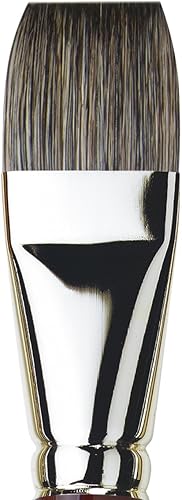 Miniatura 119 de da Vinci Oil & Acrylic Series 1845 - Brocha para pintura al óleo, color sable negro ruso, tamaño 1 (1845-01)