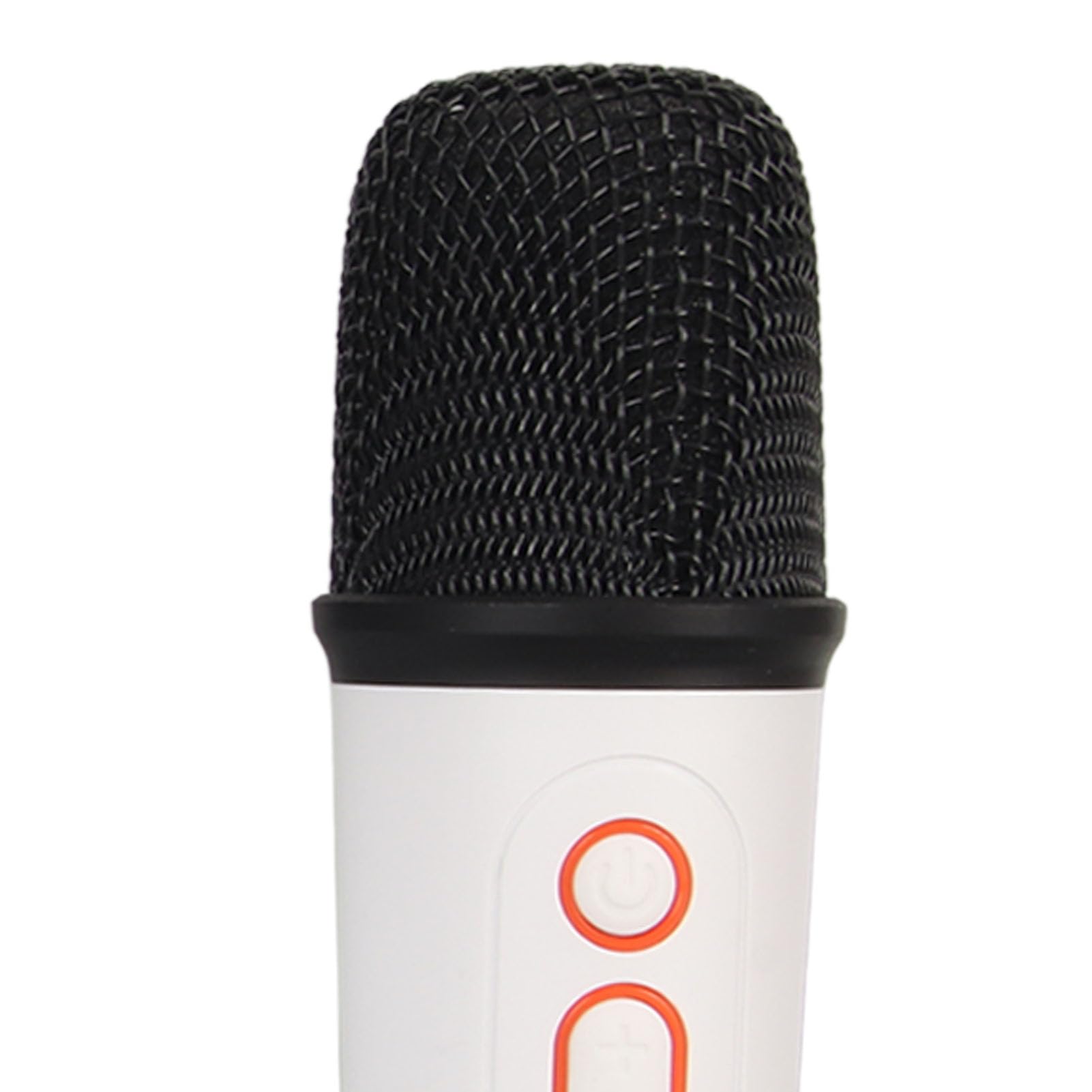 Altoparlanti Karaoke Wireless Effetto Sonoro di Caraoke Portatile per Feste di Famiglia, 2 Microfoni, Set Altoparlanti, Set Mini Karaoke (WHITE)