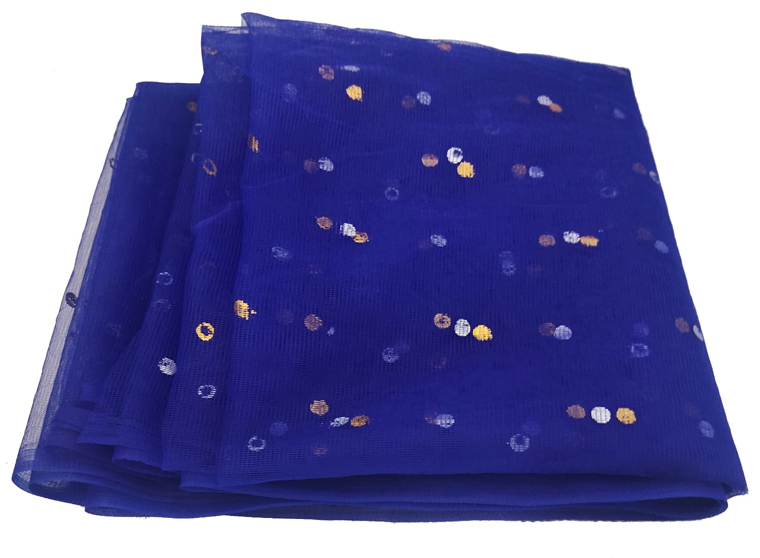 3A Featuretail 42inch Width 10Mtr Golden Dotted Net Fabric for Decoration, Fruit/Dryfruit/Gift Packing & Trousseau Tray Packing (Royal Blue, 10 Mtr) (B09CB4FXZ7) Amazon Price History, Amazon Price Tracker