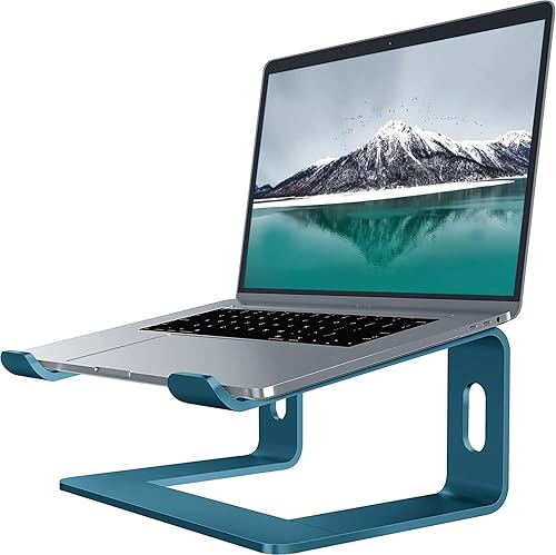 Orionstar Soporte portátil de aluminio para laptop, compatible con Mac MacBook Air Pro de 10 a 15.6 pulgadas, soporte ergonómico desmontable para