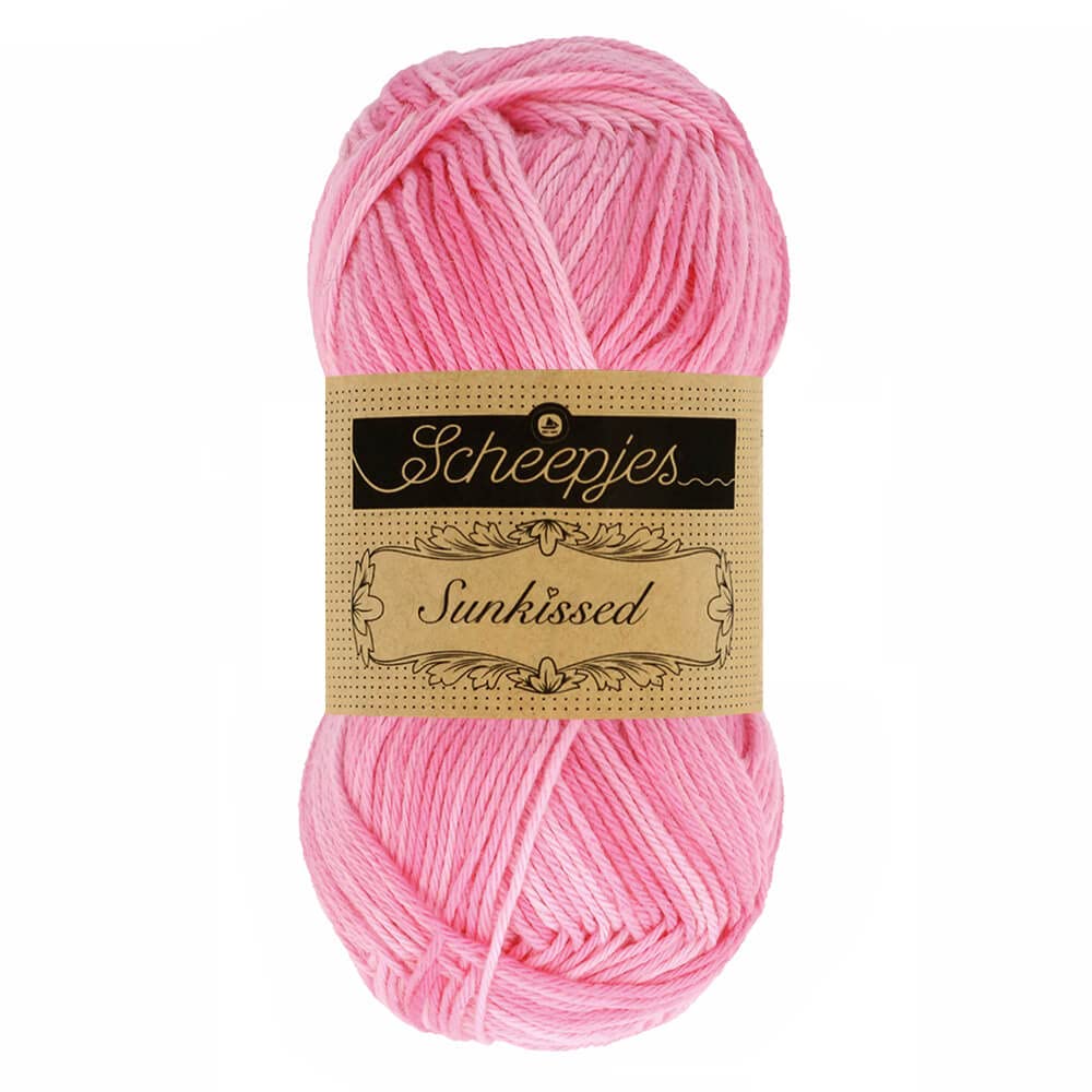 Scheepjes Sunkissed 50g - 019 Candy Floss, Roze Garens voor Breien en Haken