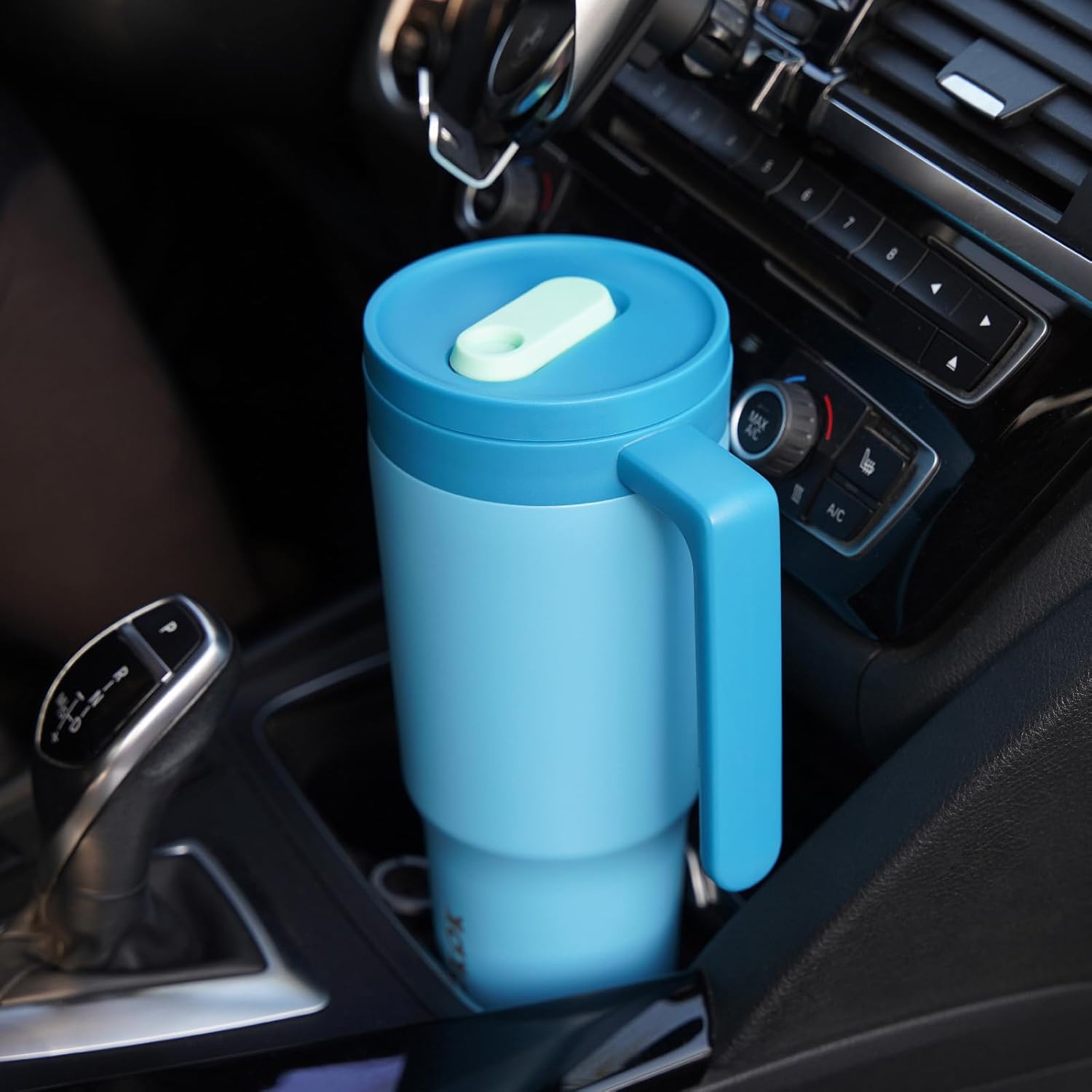 BJPKPK 40oz Tumbler With Handle And Fruit Infuser Insulated Tumblers With Lid And Straw Stainless Steel Travel Coffee Thermal Cup,Yellow - Image 6