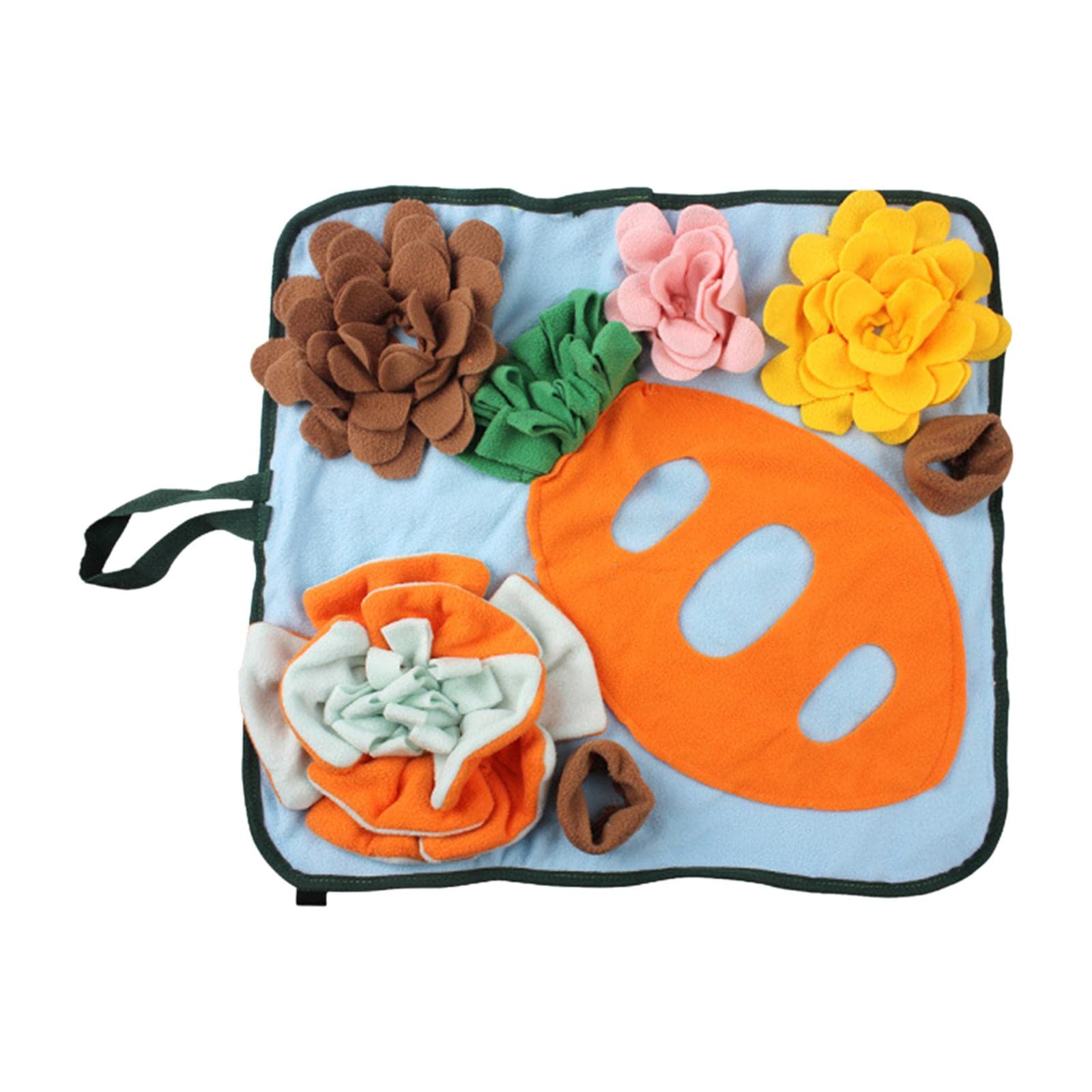 Tapis de reniflement pour chien en fleece avec sangles de suspension