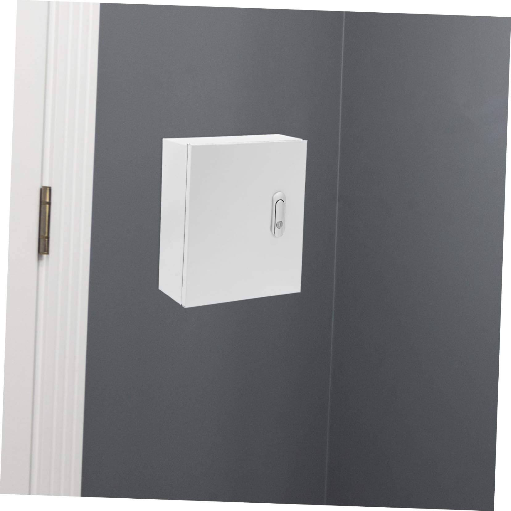 Alipis Wetterfeste und Langem Schloss für Elektrische Komponenten Metall Elektrobox aus Edelstahl Spritzwassergeschützt mit Verstärktem Gehäuse für Außenbereich und Hochleistungsgeräte