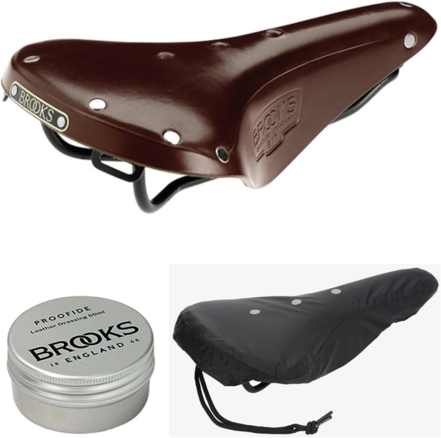Brooks England B17 Men's Bike Saddle (Antique Brown