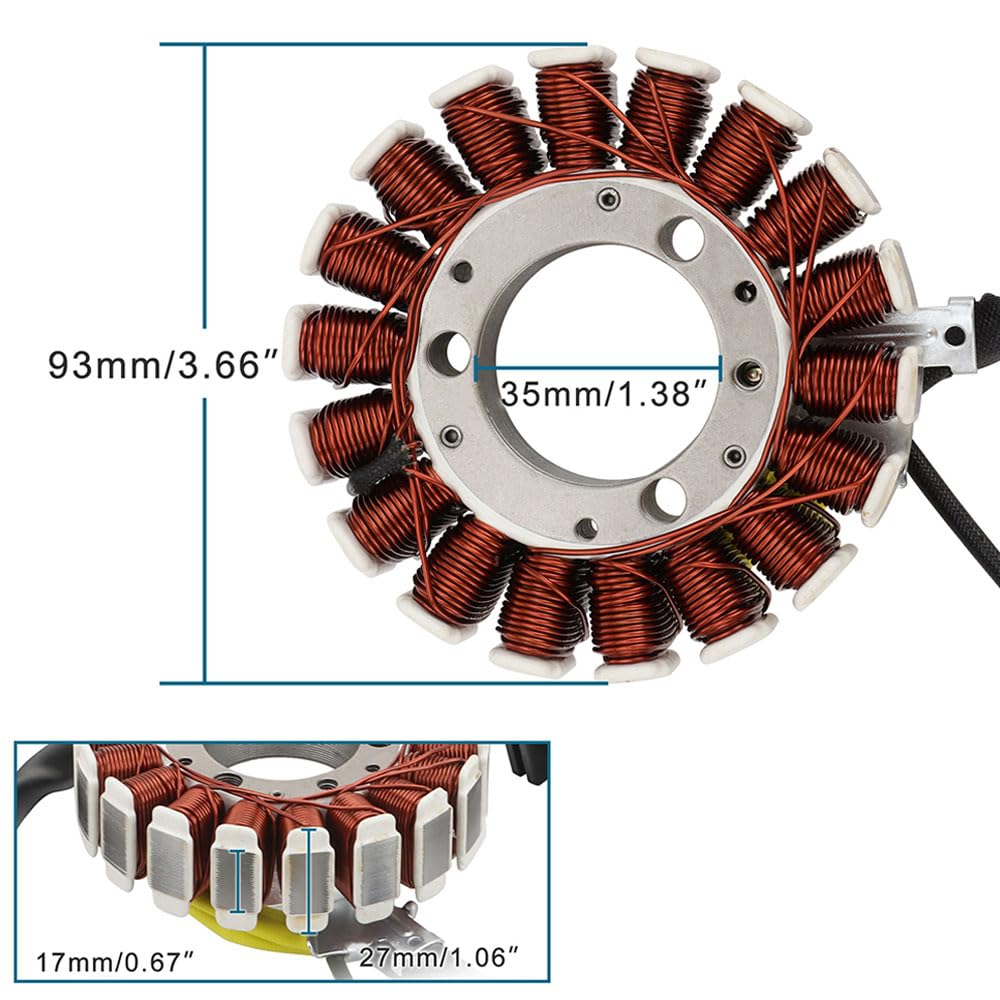 1 Pcs 18 Biegunowa Cewka Stojana Generatora Do Motocykla do Honda XR125L XR125 2003 2004 2005 2006 2007 31120-KRH-D00 31120-KRH-D01