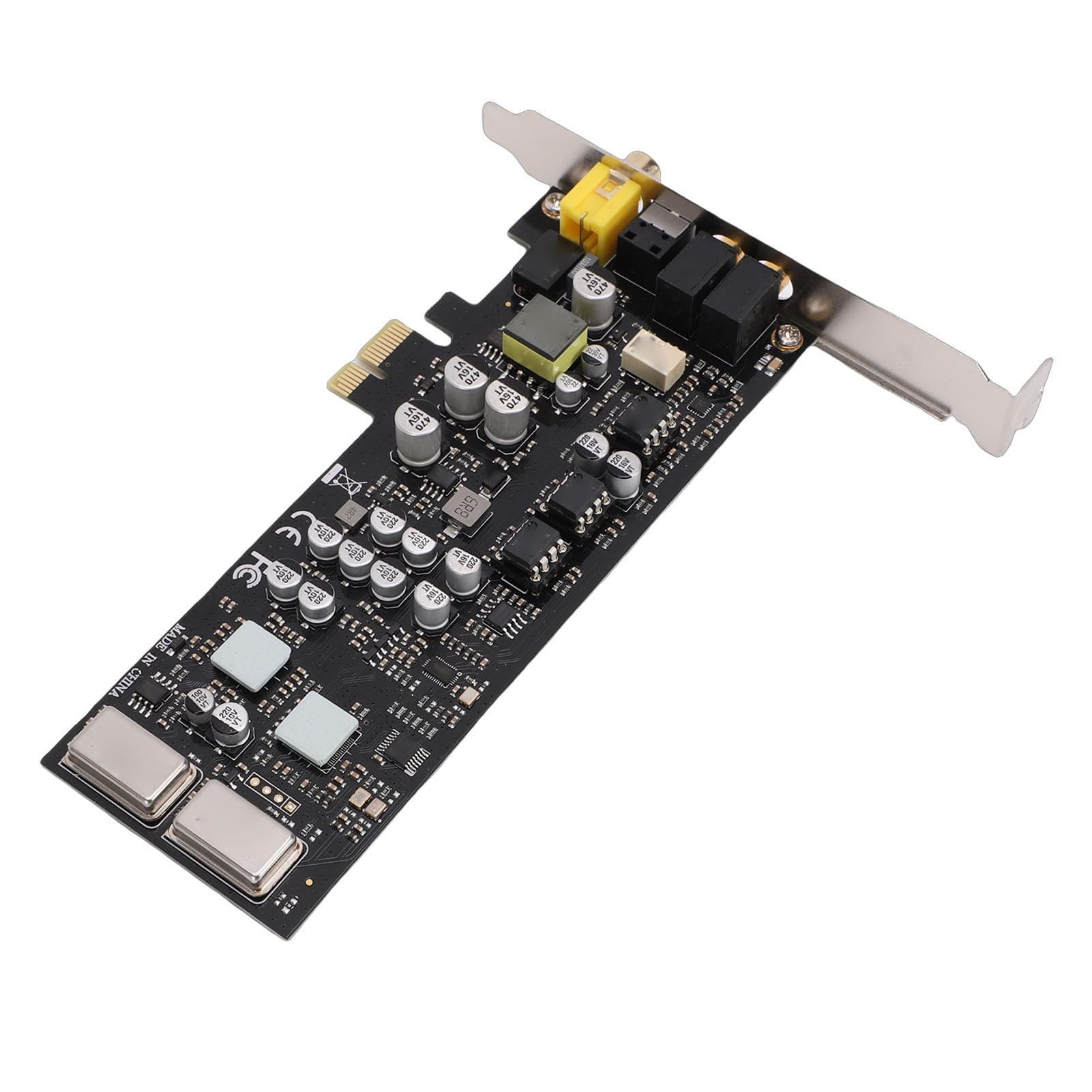 PCI-Express-HiFi-Audiokarte 100 DB | Interne Computer-Soundkarte, 96 kHz, 24 Bit, Mehrere Schnittstellen, Niedriges Profil