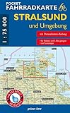  Pocket-Fahrradkarte Stralsund und Umgebung: Maßstab 1:75.000. Wasser- und reißfest. (Fahrradkarten)