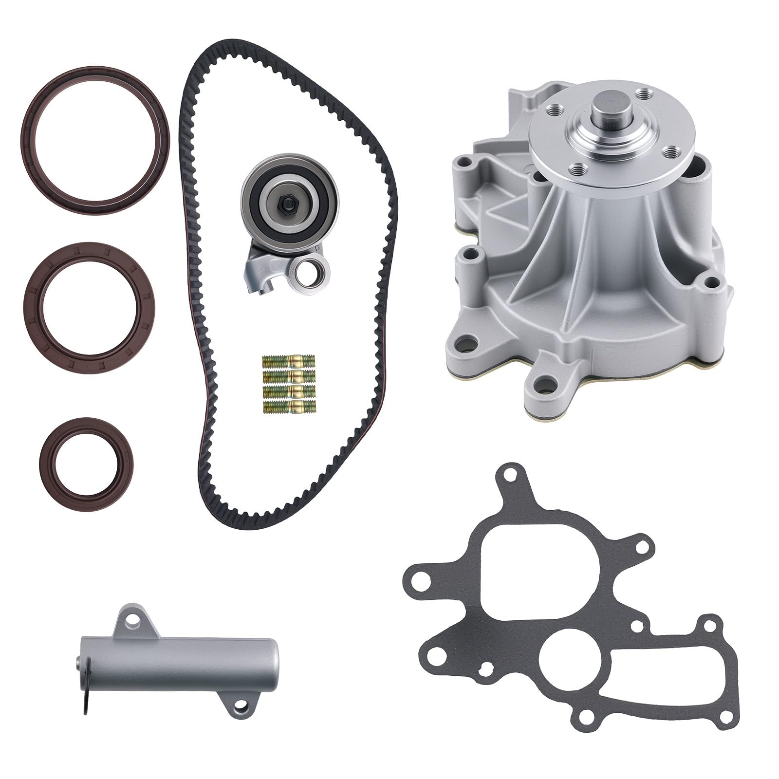 Genérico Bomba Agua Enfriamiento Motores para Toyota para Hilux para KUN16R KUN26R KUN126R 1KD-FTV 3.0L 2005 2006 2007 2008 2009 2010-2017 Correa De Distribución + Kit Bomba Agua