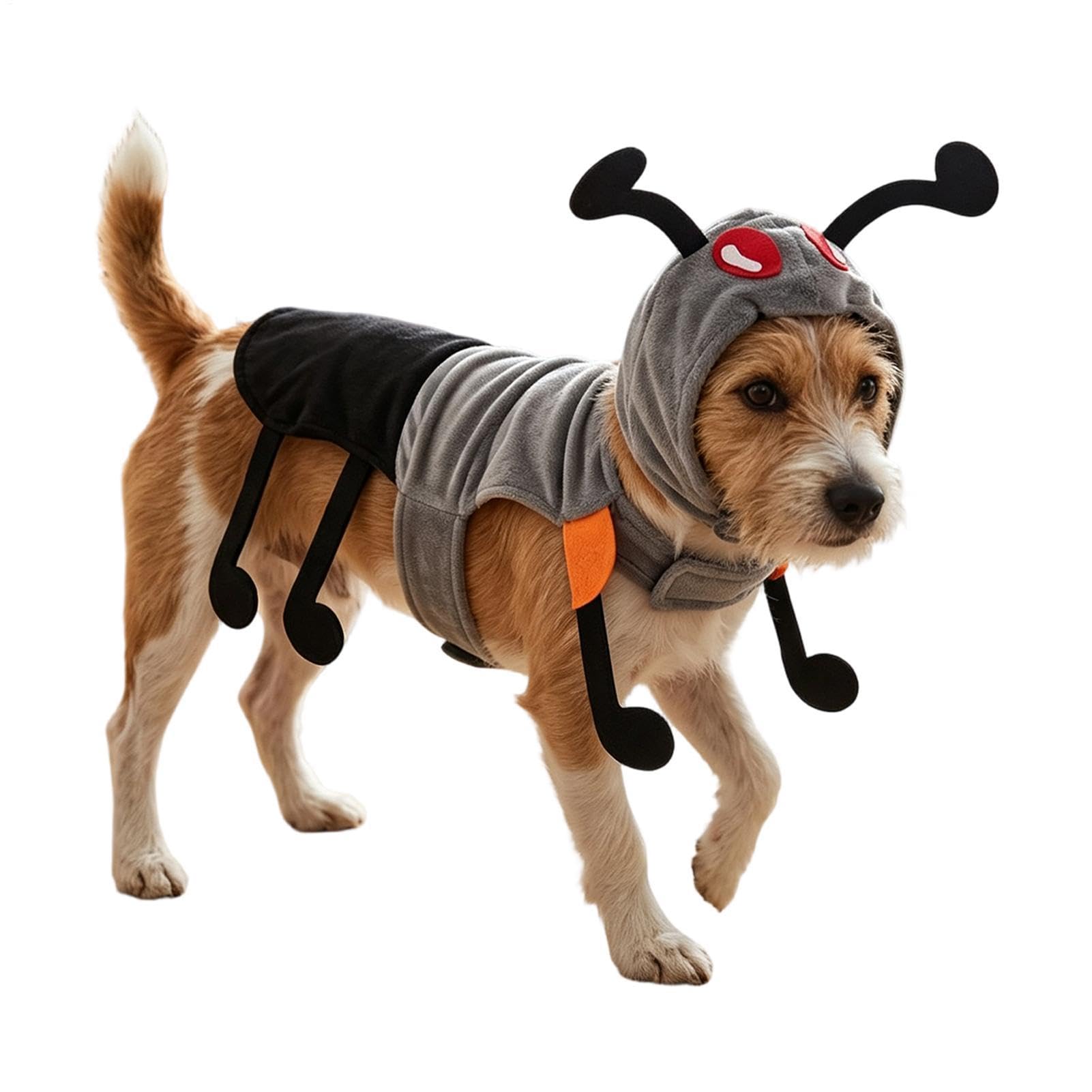 Hunde-Halloween-Kostüme Süßes Ameisen-Design Haustier-Cosplay-Kleidung Mit | Halloween-Kostüme für Hunde Für Katzen Katzenbaby Welpe Fotorequisiten Party Spaziergang Und Outdoor-Feiern M