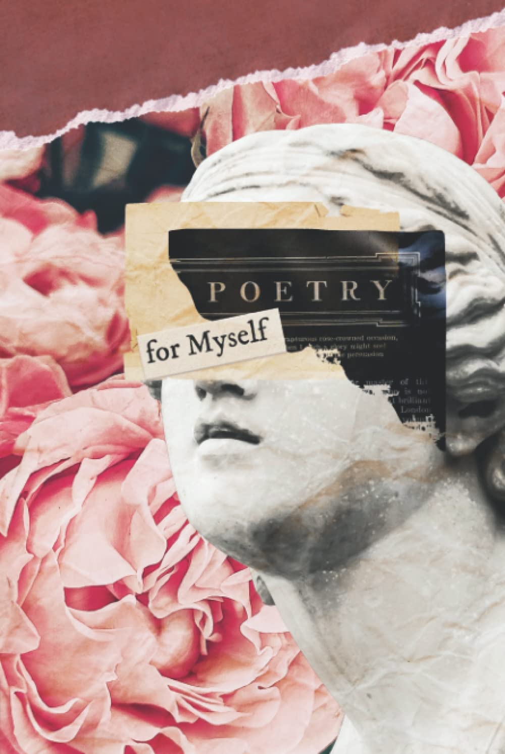 Hardcover Journal "Poetry for Myself": Lined Notebook 6x9 Inches