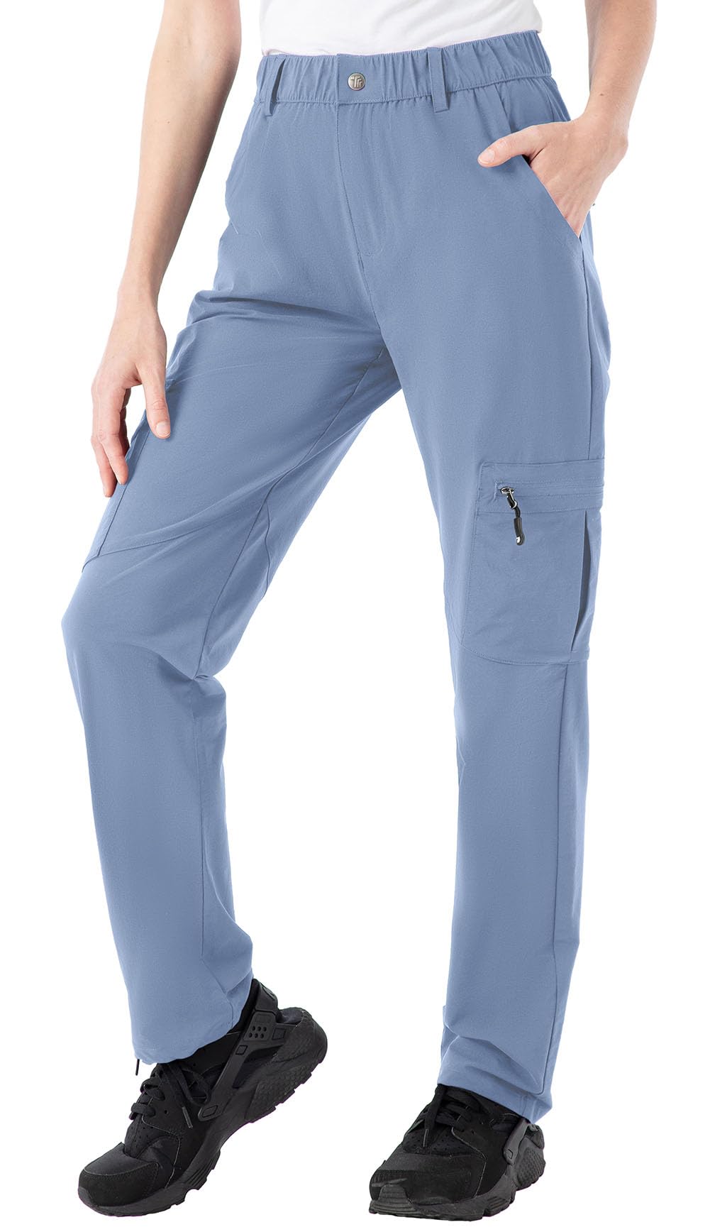 YSENTO Damen Outdoor Wanderhose Wasserdicht Schnelltrocknend Atmungsaktiv Camping Trekkinghose Funktionshose