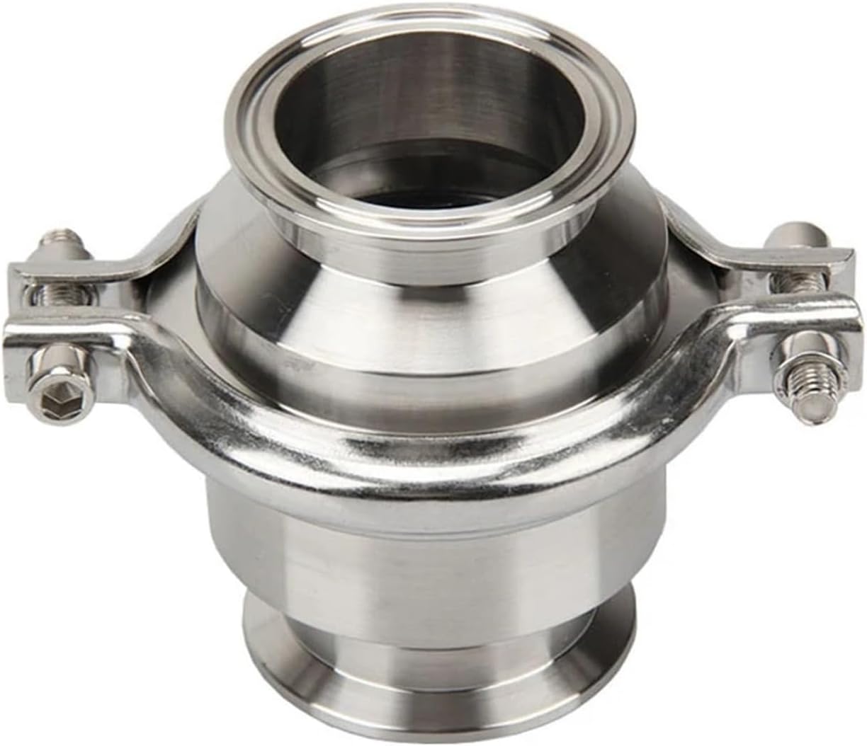3/4'' 1'' 1.5'' 2'' 2.5'' Tri Clamp Check Valve One Way Flow SS 304 Stainless Steel(19mm x Ferrule 50.5)