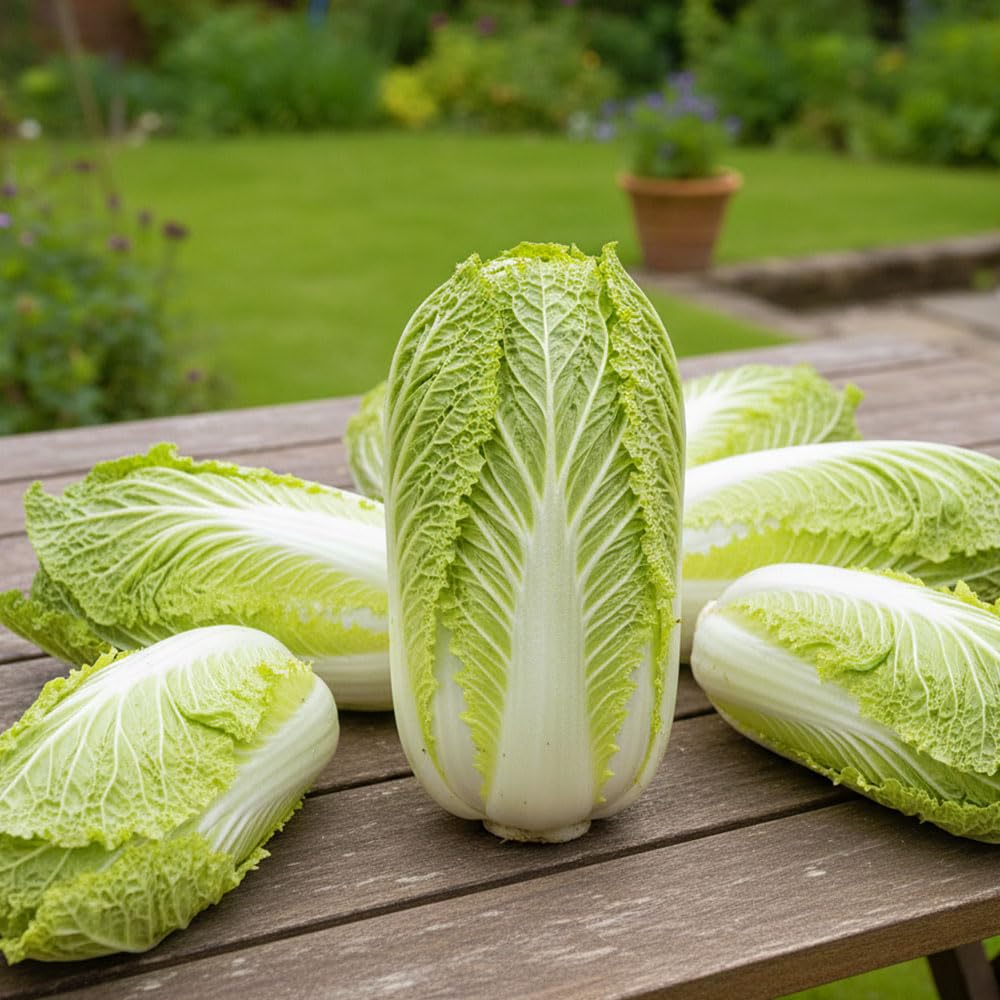 Chinese Cabbage Michihili Seeds – Long, Tightly Wrapped Heads – Tender Leaves & Crisp White Stems – Italian Variety