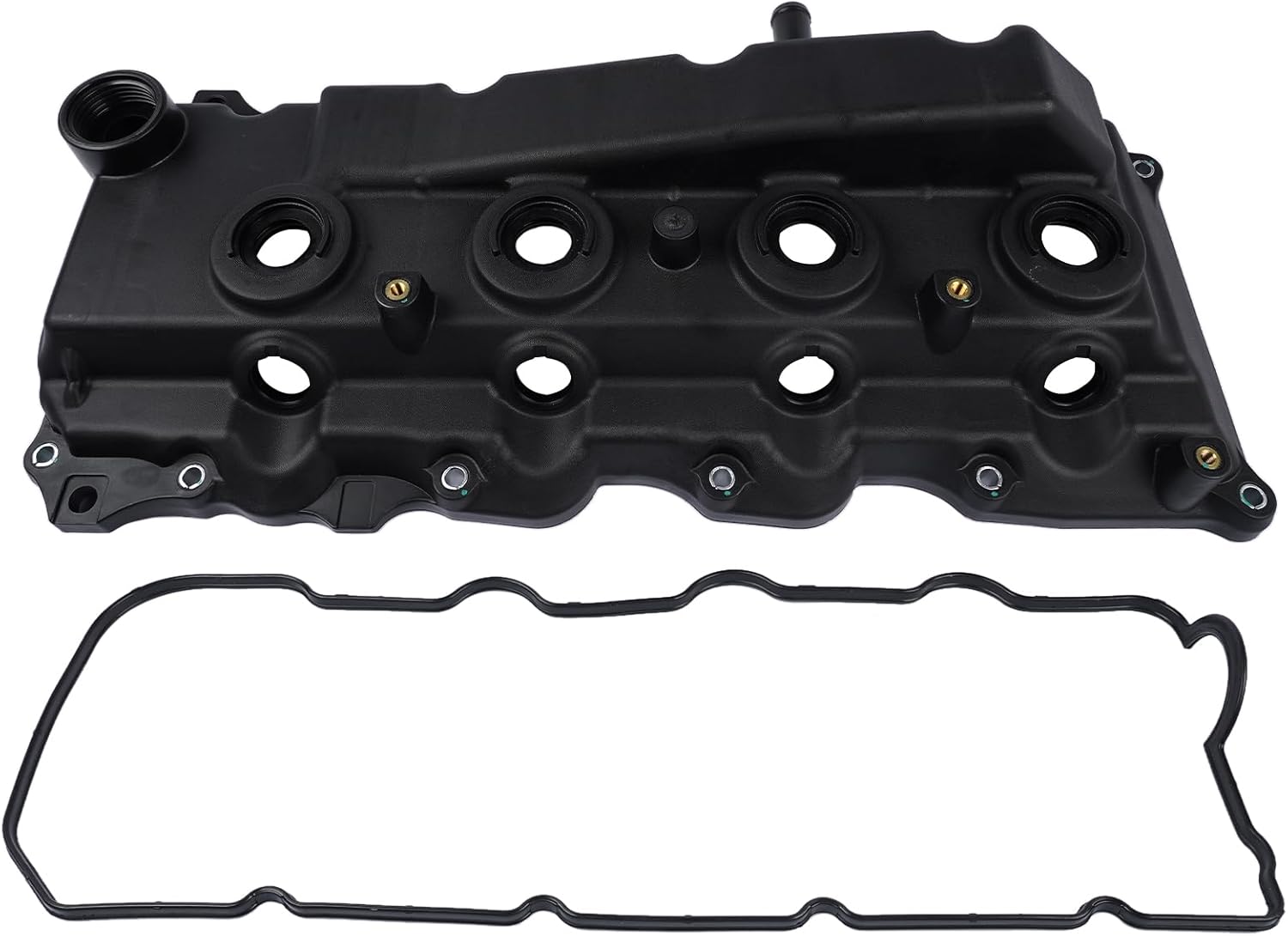 Engine Valve Cover with Gasket 11210-0L020 Replacement for 2003-2025 Toyota Hilux Fortuner 4Runner Innova Hiace 2.7L 1KD-FTV 11210-30081 11210-30110 11210-30080 11210-30082 11210-30083