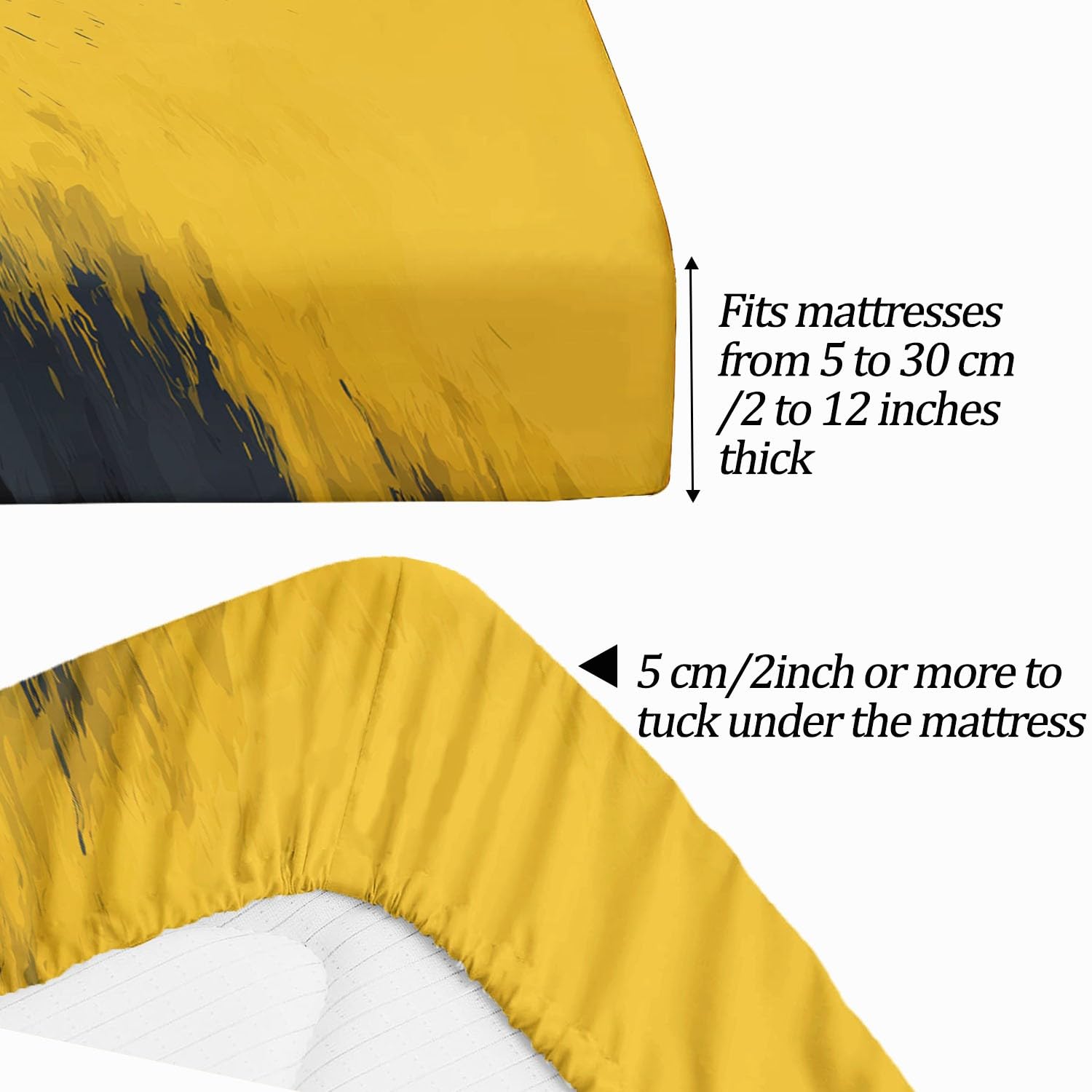 180 x 200 cm prześcieradło z mikrofibry, linie piłkarskie centrum eksplozji zestaw pościeli z nadrukiem miękkie elastyczne prześcieradło z gumką 30 cm głębokie na grube materace - odpowiednie na