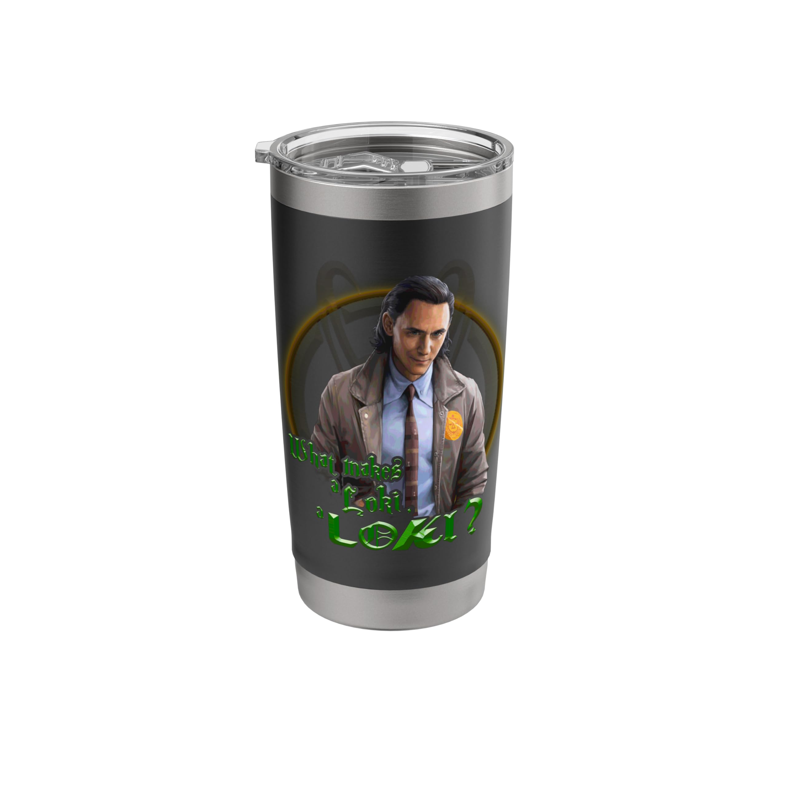 Marvel Loki What Makes Loki, Loki? Stainless Steel Insulated Tumbler