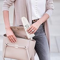 Vista 7 de Hiware Paquete de 12 pajitas de acero inoxidable doradas reutilizables con estuche, pajitas de metal para vasos de 30 onzas y 20 onzas, aptas