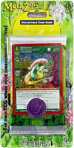 MetaZoo Wilderness Blister Pack Juego de cartas coleccionables de 1 edición