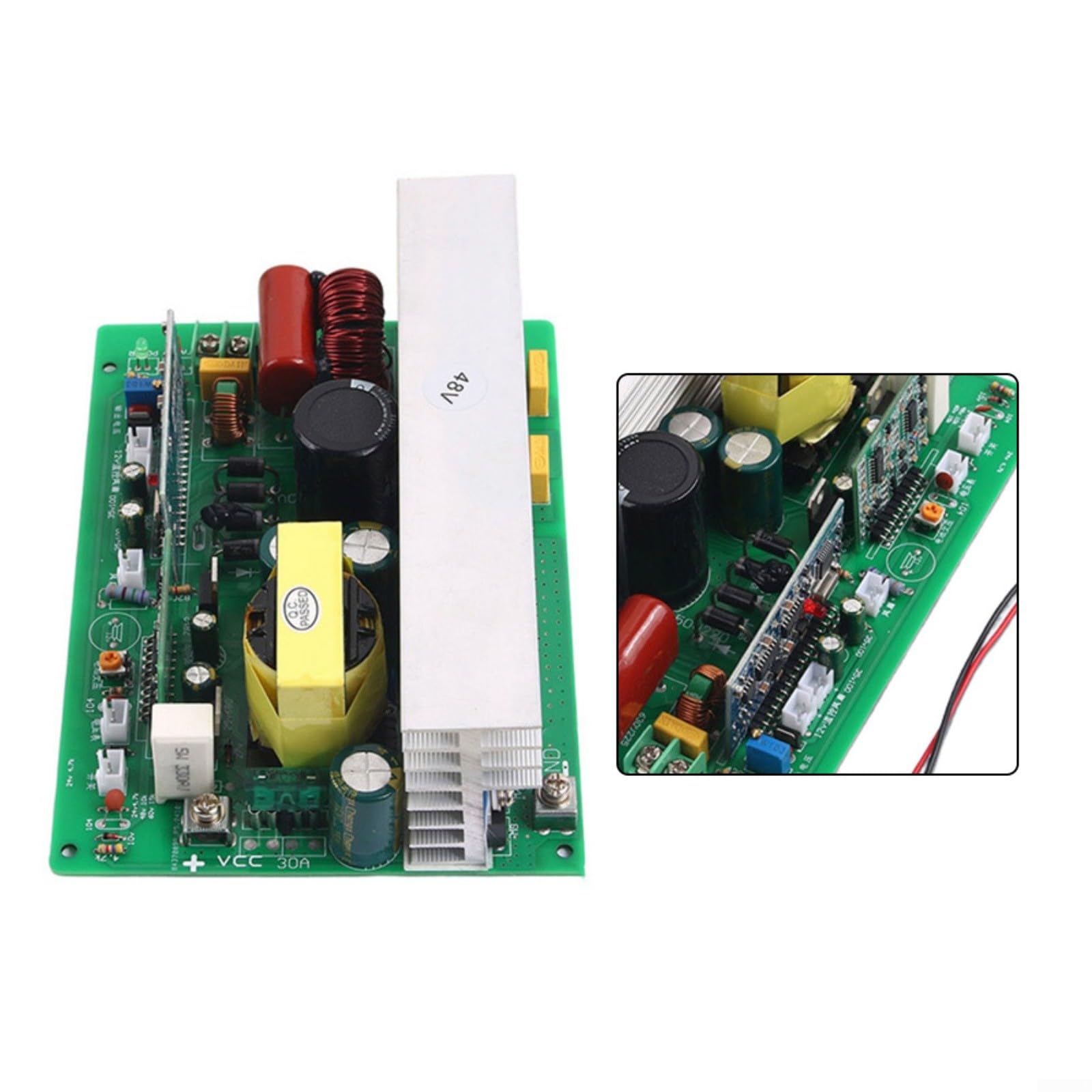 KiraKira DC 48V a AC 220V Inverter onda sinusoidale pura 1000W modulo convertitore di potenza con doppio fusibile e sistema di raffreddamento a temperatura controllata