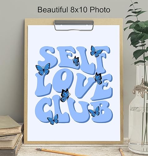 Miniatura 4 de Póster inspirador de decoración de habitación de moda, decoración de pared de amor propio para mujeres, arte de pared motivacional de estilo retro