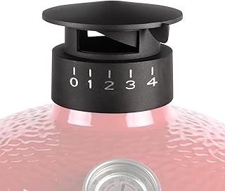 Umbrella Cast Iron Cap for Kamado Joe Classic & Big Joe Series, Replacement for Kamado Joe Dual Function Metal Chimney Top Kamado Joe Replacement Parts