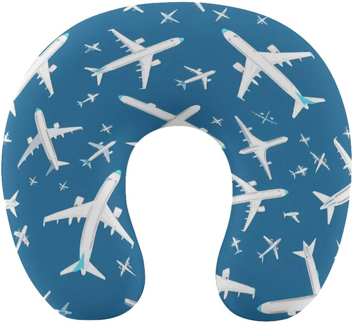 Plane Aircraft Airplane Jet Travel Pillow U Shape Neck Pillow Washable Pillowcase for Sleeping Chair