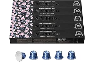 Nespresso Tokyo Lungo Raspberry Pods - Medium Roast Coffee Pods