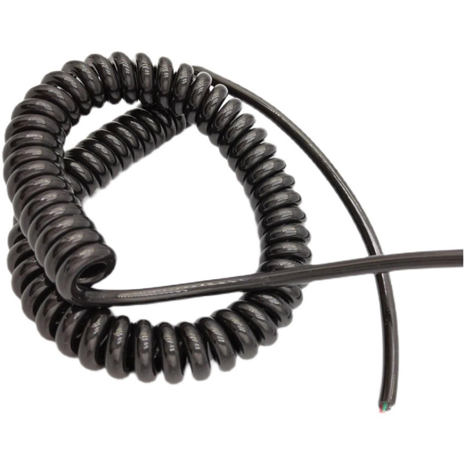 Telefonkabel 7-adriges 18AWG 0,75 mm2 Spiralkabel 1-3 Meter Verlängerungskabel(Stretch 3 Meters)