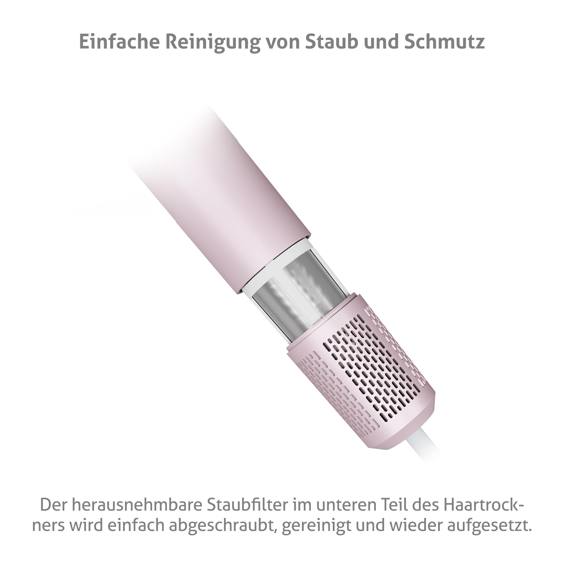 TrueLife HairDryer D6, Haartrockner mit Ionisator, Leistung bis zu 110.000 U/min, farbiger LED-Ring zur Temperaturanzeige, 3 Trockenstufen, 2 Geschwindigkeiten, Magnetaufsatz