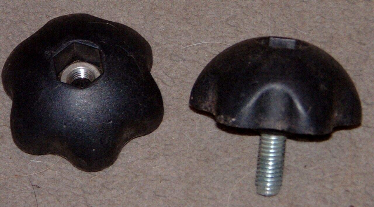 Set of 4 nylon M8 handwheels - M8 nut or any length M8 bolt