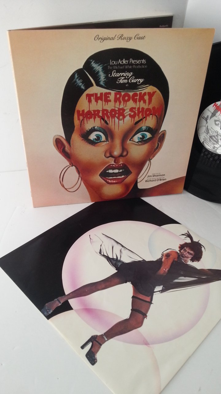 TIM CURRY, MEAT LOAF, BRUCE SCOTT, SUSAN MORSE the rocky horror show (starring tim curry and the original roxy cast), gatefold, ODE 9009