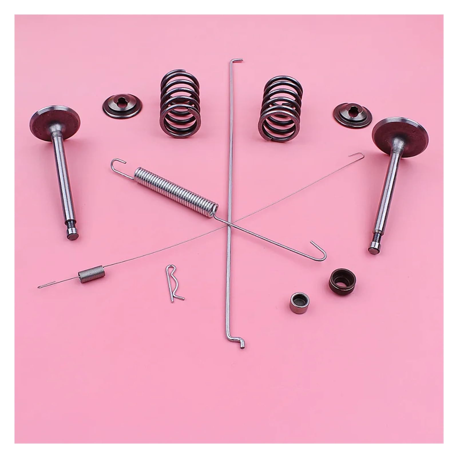 Set di molle di ritorno for asta di collegamento del regolatore della valvola di aspirazione e scarico for GX390 13HP GX 390 Tappo di tenuta dello stelo Pezzo di ricambio for motore del tosaerba